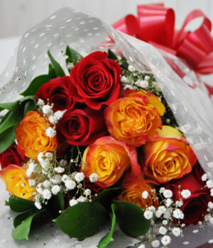 12 Roses Assorted Colors Available Gift Wrapped 