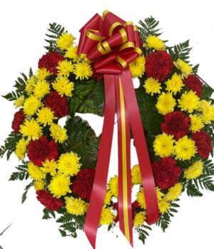 Multi Colored Round Wreath