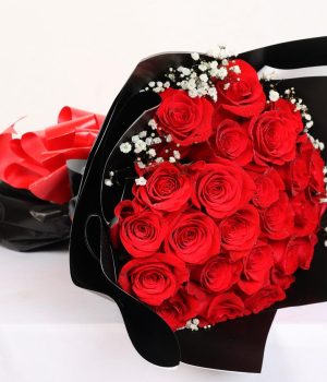 Shields Signature Roses - 24 Red OR Assorted Roses Gift Wrapped