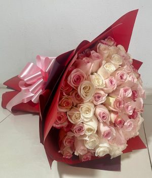 100 Roses Gift Wrapped